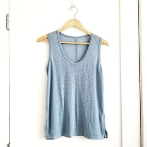 GAP linen sleeveless round neck top